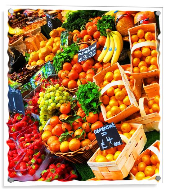 Fruit and Vegetables Acrylic by Graham Lathbury