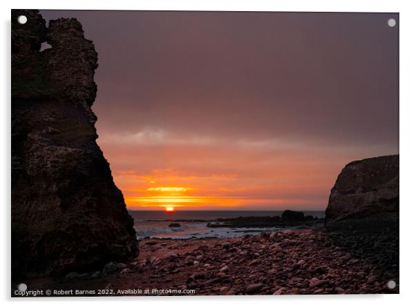 Sunrise at Chemical Beach Acrylic by Lrd Robert Barnes