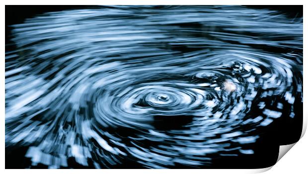River of swirls  Print by christian maltby