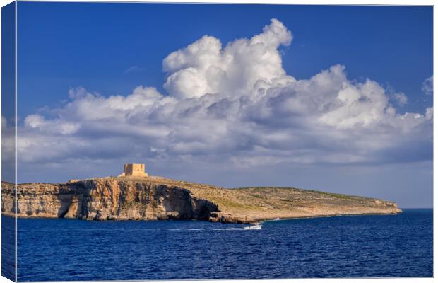 Comino Island In Malta Canvas Print by Artur Bogacki