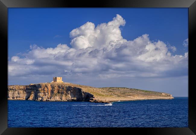 Comino Island In Malta Framed Print by Artur Bogacki