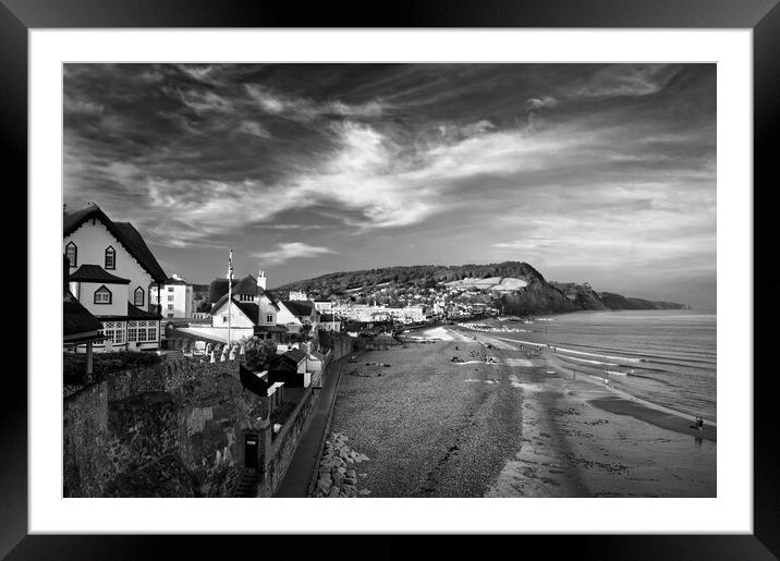 Evening Light over Sidmouth  Framed Mounted Print by Darren Galpin