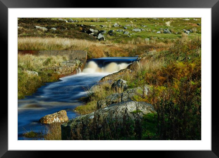 SMOOTH FALL Framed Mounted Print by andrew saxton
