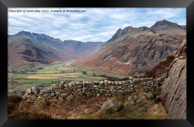 Lake district view Framed Print by Kevin Elias