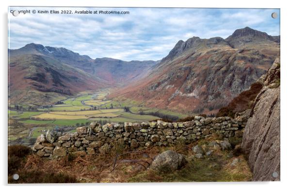 Lake district view Acrylic by Kevin Elias