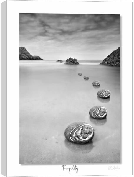 Tranquility  in mono Canvas Print by JC studios LRPS ARPS