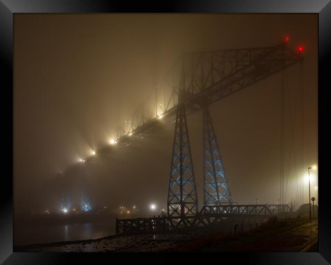Fog on the Tees Framed Print by Kevin Winter