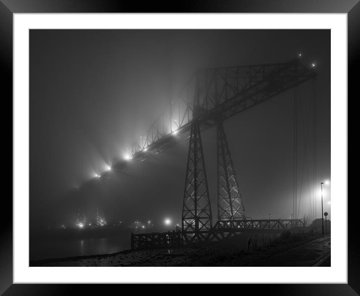 Fog on the Tees Framed Mounted Print by Kevin Winter