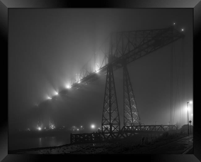 Fog on the Tees Framed Print by Kevin Winter