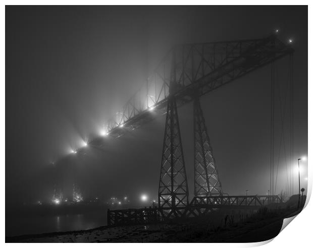 Fog on the Tees Print by Kevin Winter