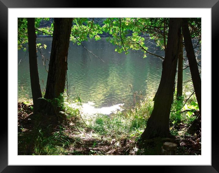 Lac Isobel Framed Mounted Print by Stephanie Moore