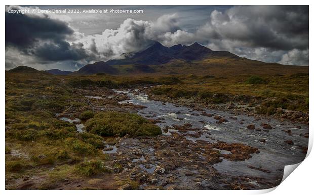 Sligachan, Skye, Scotland Print by Derek Daniel