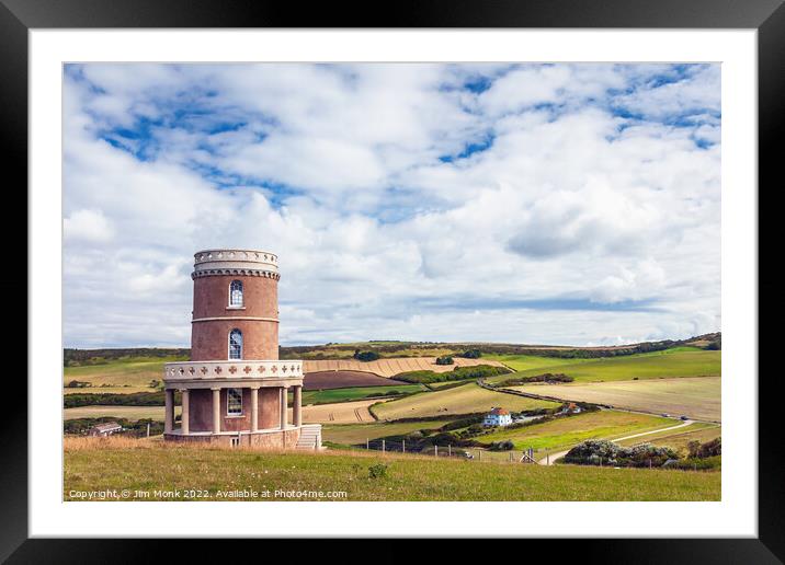 Clavell Tower, Dorset Framed Mounted Print by Jim Monk