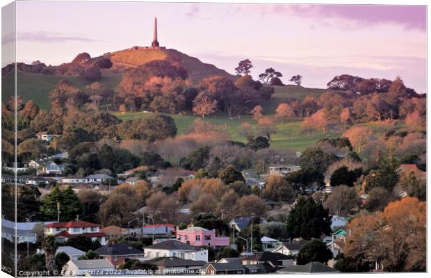  One Tree Hill in Auckland, New Zealand Canvas Print by Errol D'Souza