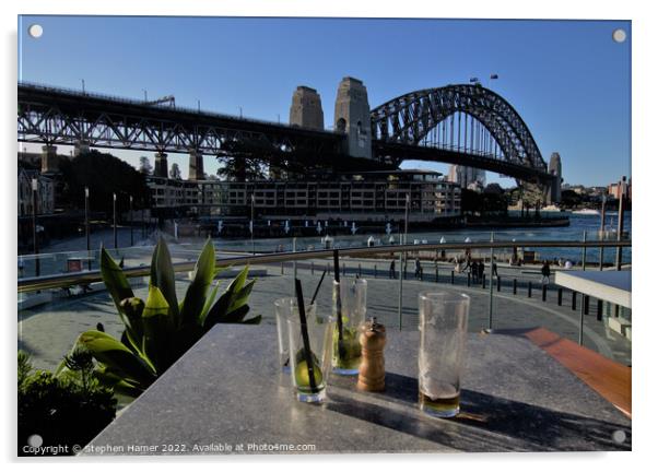 View of Sydney Harbour Bridge Acrylic by Stephen Hamer