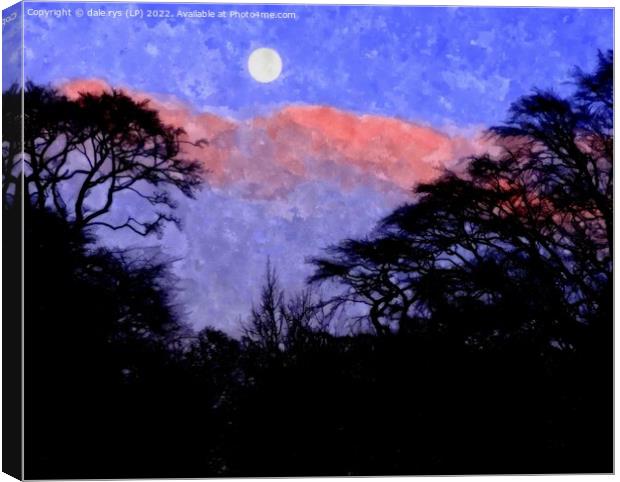 moody moon  Canvas Print by dale rys (LP)