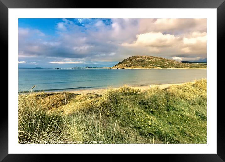 Tranquil Tullagh Beach Framed Mounted Print by jim Hamilton