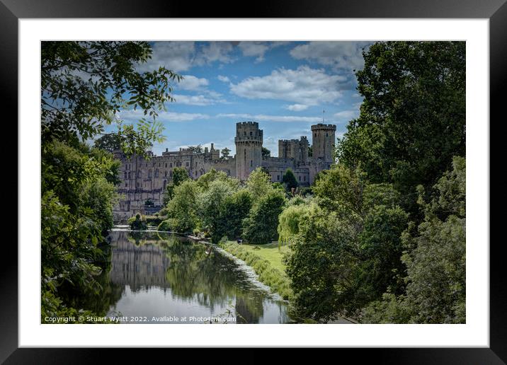 Warwick Castle Framed Mounted Print by Stuart Wyatt