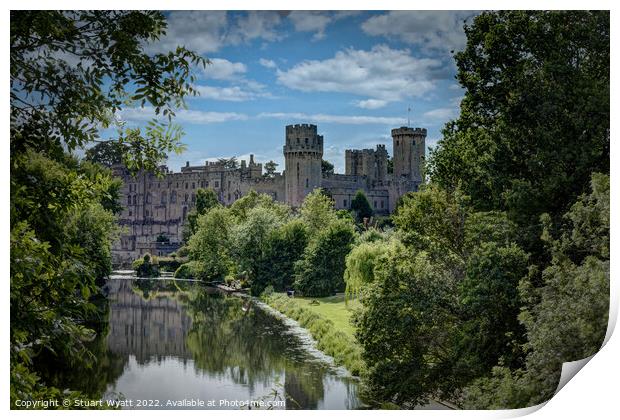 Warwick Castle Print by Stuart Wyatt