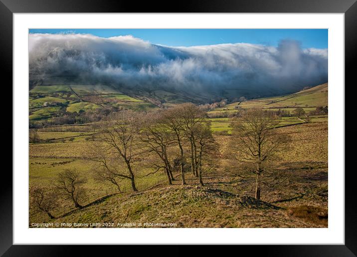 Edale Valley Framed Mounted Print by Philip Baines