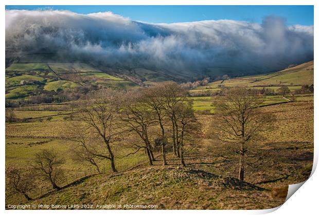 Edale Valley Print by Philip Baines