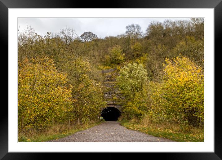 Entrance to Headstone Tunnel Framed Mounted Print by Jason Wells
