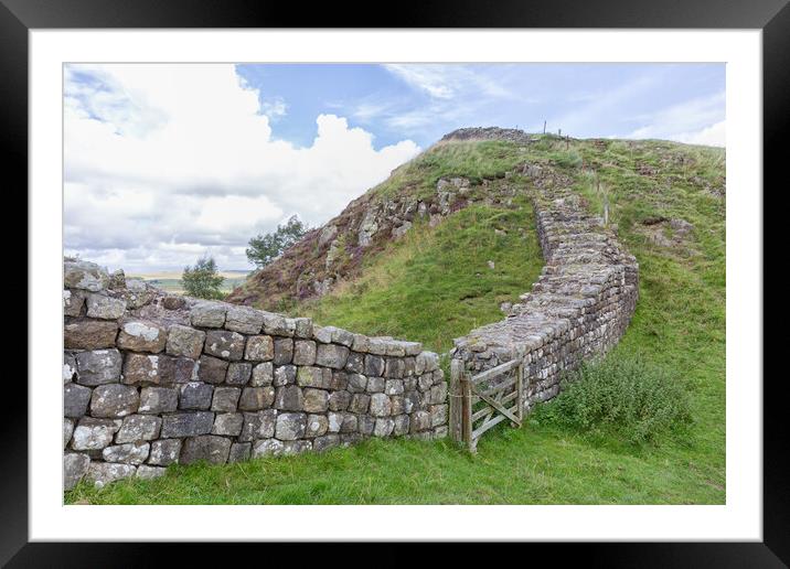 Hadrian's Wall Framed Mounted Print by Mark Godden