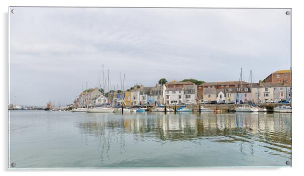 Weymouth Harbour Acrylic by Mark Godden