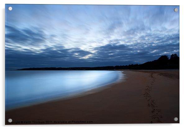 Guillane Bents Beach Acrylic by Keith Thorburn EFIAP/b