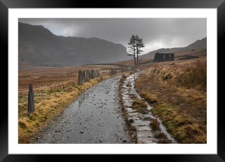 Cwmorthin storm Framed Mounted Print by Rory Trappe