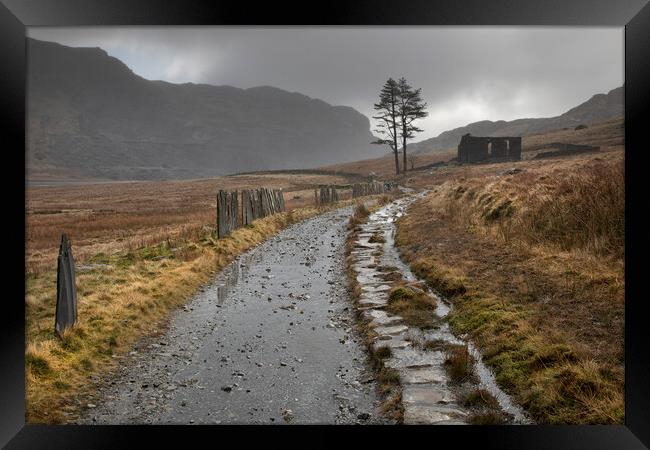 Cwmorthin storm Framed Print by Rory Trappe