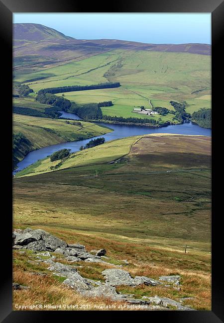 Sulby Reservoir, Isle of Man Framed Print by Howard Corlett