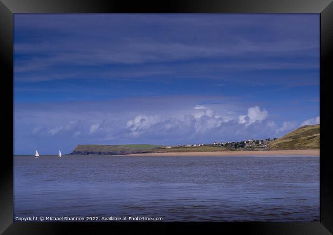 River Camel Estuary in Cornwall Framed Print by Michael Shannon