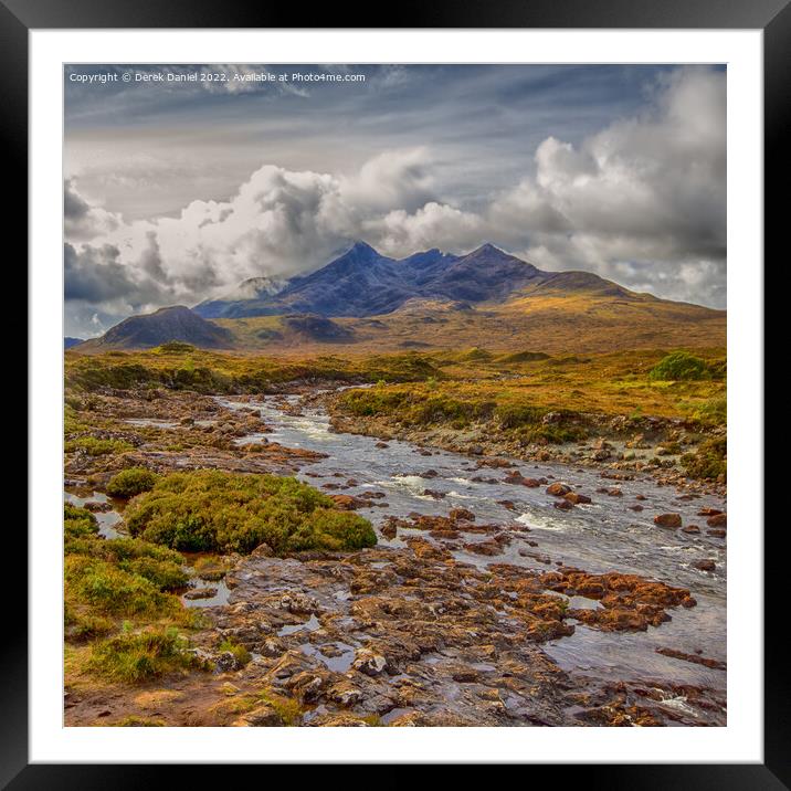 Moody Scottish Landscape Framed Mounted Print by Derek Daniel