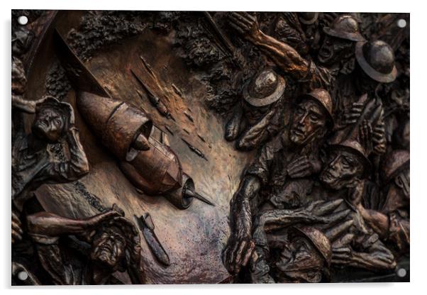 Battle of Britain memorial Acrylic by Jason Wells