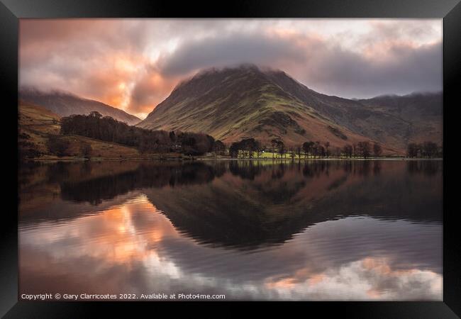 Good Morning at Buttermere Framed Print by Gary Clarricoates