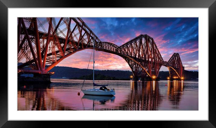 Forth Rail Bridge,Scotland. Framed Mounted Print by jim wilson