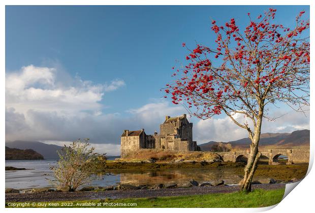 Eilean Donan Castle Print by Guy Keen