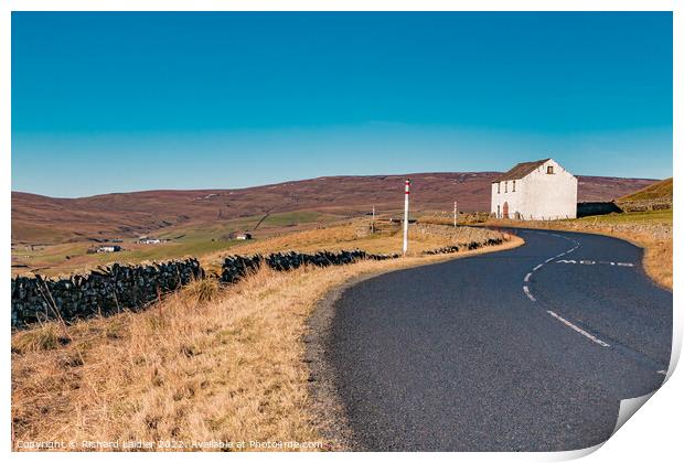 Roadside Barn, Harwood, Teesdale Print by Richard Laidler