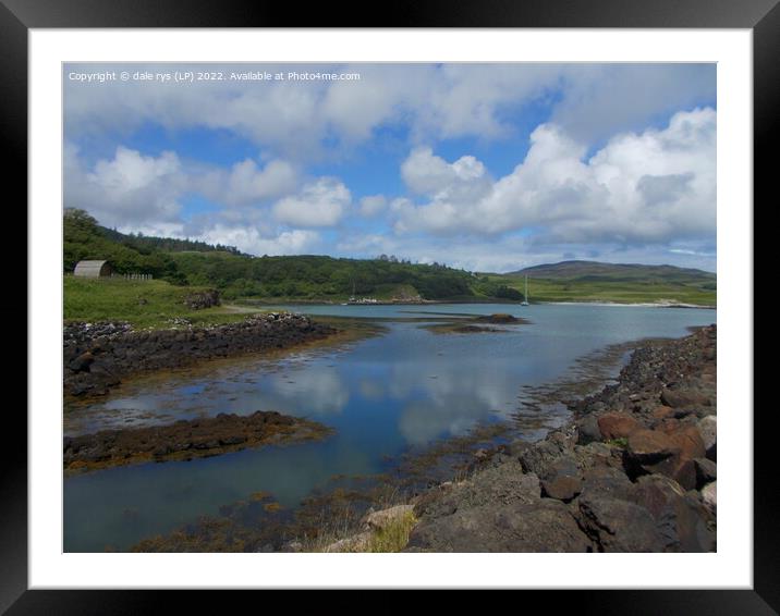 eigg Framed Mounted Print by dale rys (LP)