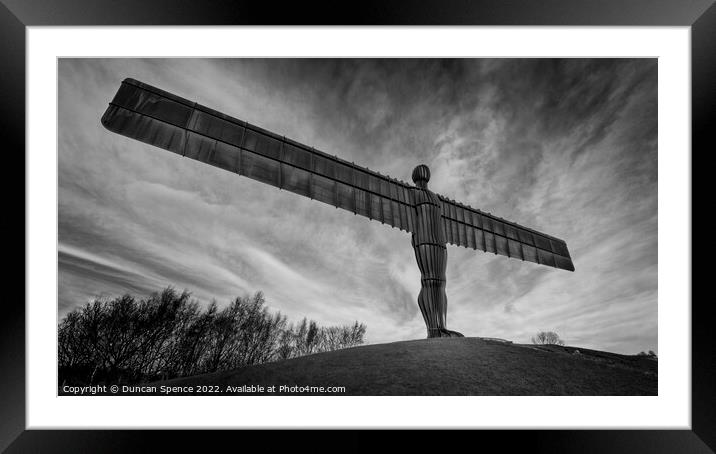The Angel, Gateshead. Framed Mounted Print by Duncan Spence