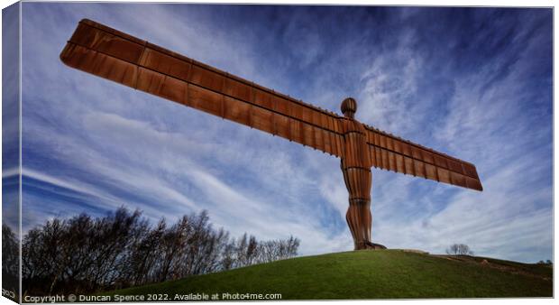 Angel of the North, Gateshead. Canvas Print by Duncan Spence