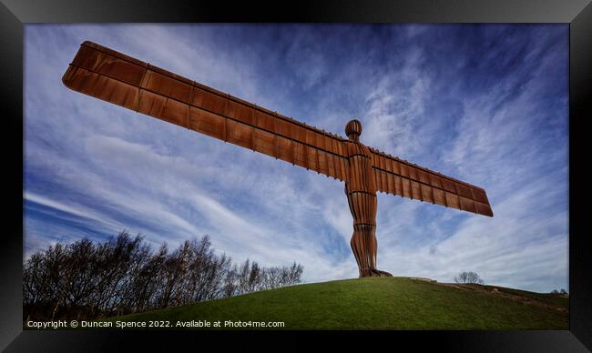Angel of the North, Gateshead. Framed Print by Duncan Spence