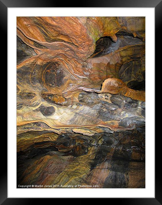 Wrinkly Rocks Framed Mounted Print by K7 Photography