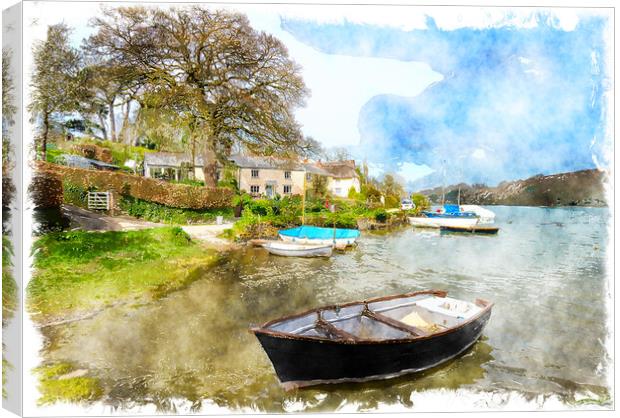 St Clement in Truro Canvas Print by Helen Hotson