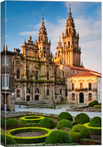 Santiago de Compostela, Galicia, Spain Canvas Print by Justin Foulkes