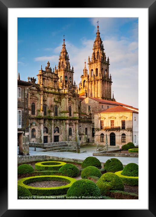 Santiago de Compostela, Galicia, Spain Framed Mounted Print by Justin Foulkes