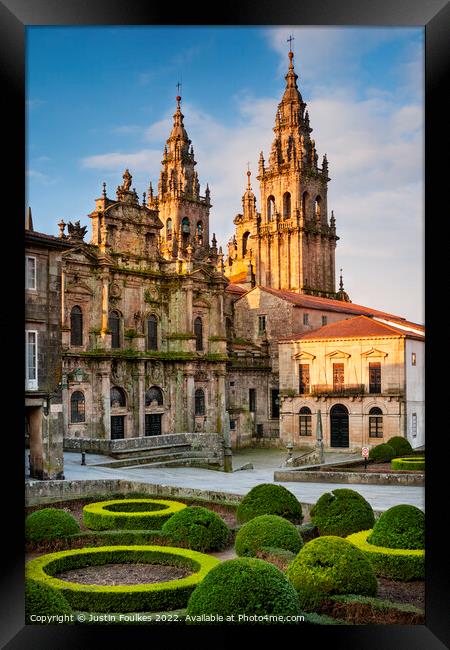 Santiago de Compostela, Galicia, Spain Framed Print by Justin Foulkes