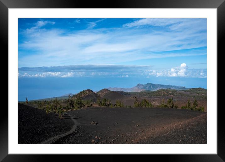 Teide national park, volcanic landscape Framed Mounted Print by Phil Crean