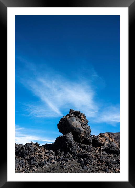Lava rock Tenerife Framed Mounted Print by Phil Crean